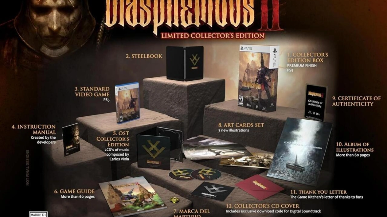 Limited Collector's Edition of Blasphemous 2 on Sale