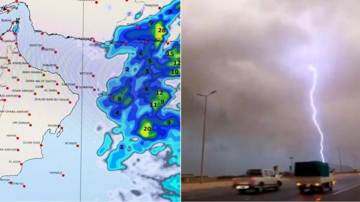 Oman and Saudi Arabia Brace for Severe Weather: Rain, Thunderstorms, and Sandstorms