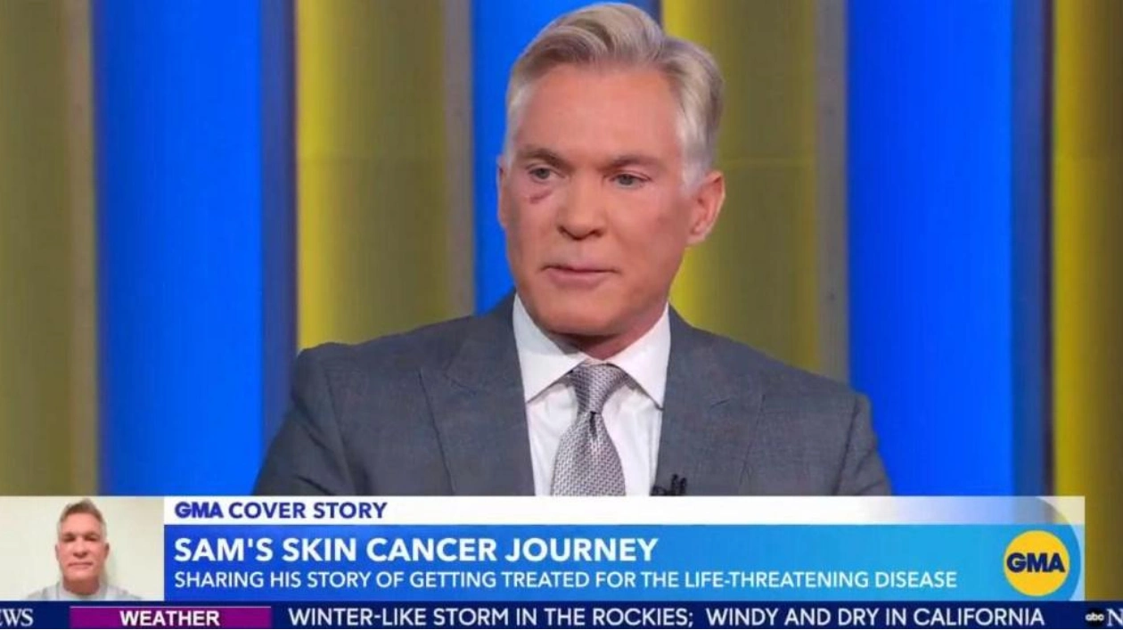 ABC Weatherman Sam Champion Reveals Cancer Diagnosis on Air