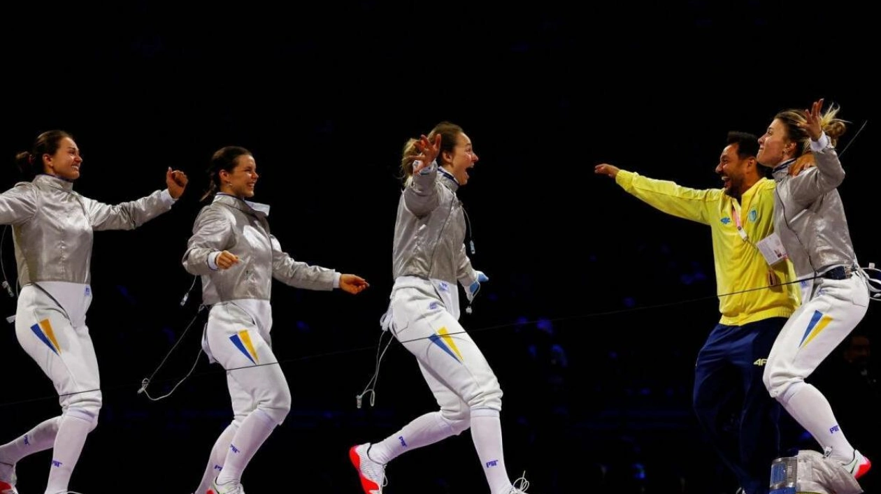 Ukrainian Women's Sabre Team Wins First Gold at Paris Olympics