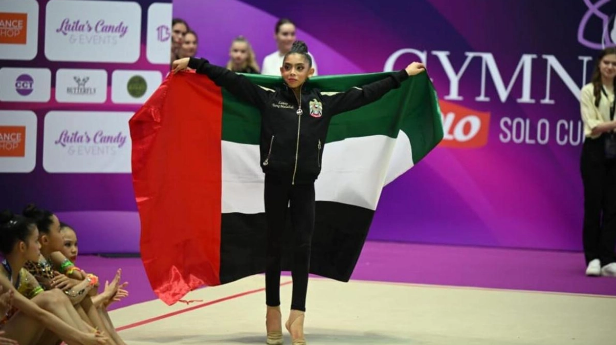 Emirati Rhythmic Gymnast Claims Gold at Gymnastika Solo Cup in Dubai