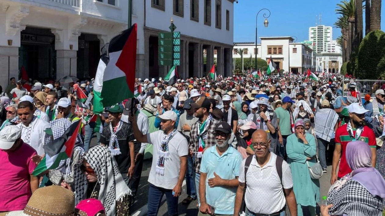 Moroccans Protest Against Israel Ties on Gaza Attack Anniversary