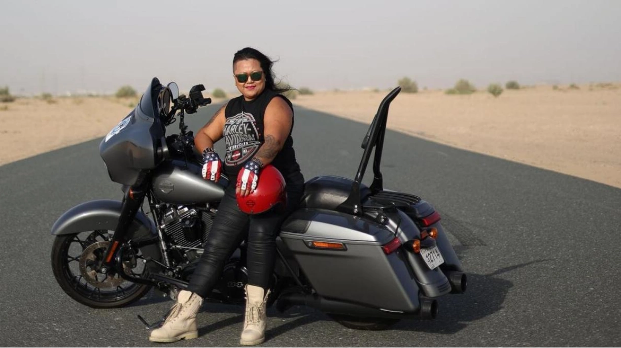 Dubai Biker Richa: Balancing Home and Harley