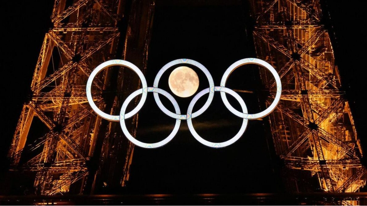 Paris Olympics 2024: Eiffel Tower Lit Up for Opening Ceremony