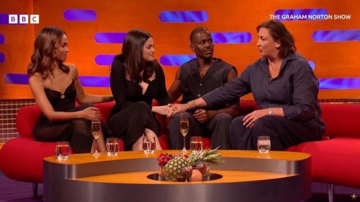 Selena Gomez and Miranda Hart Share Emotional Moment on Graham Norton Show