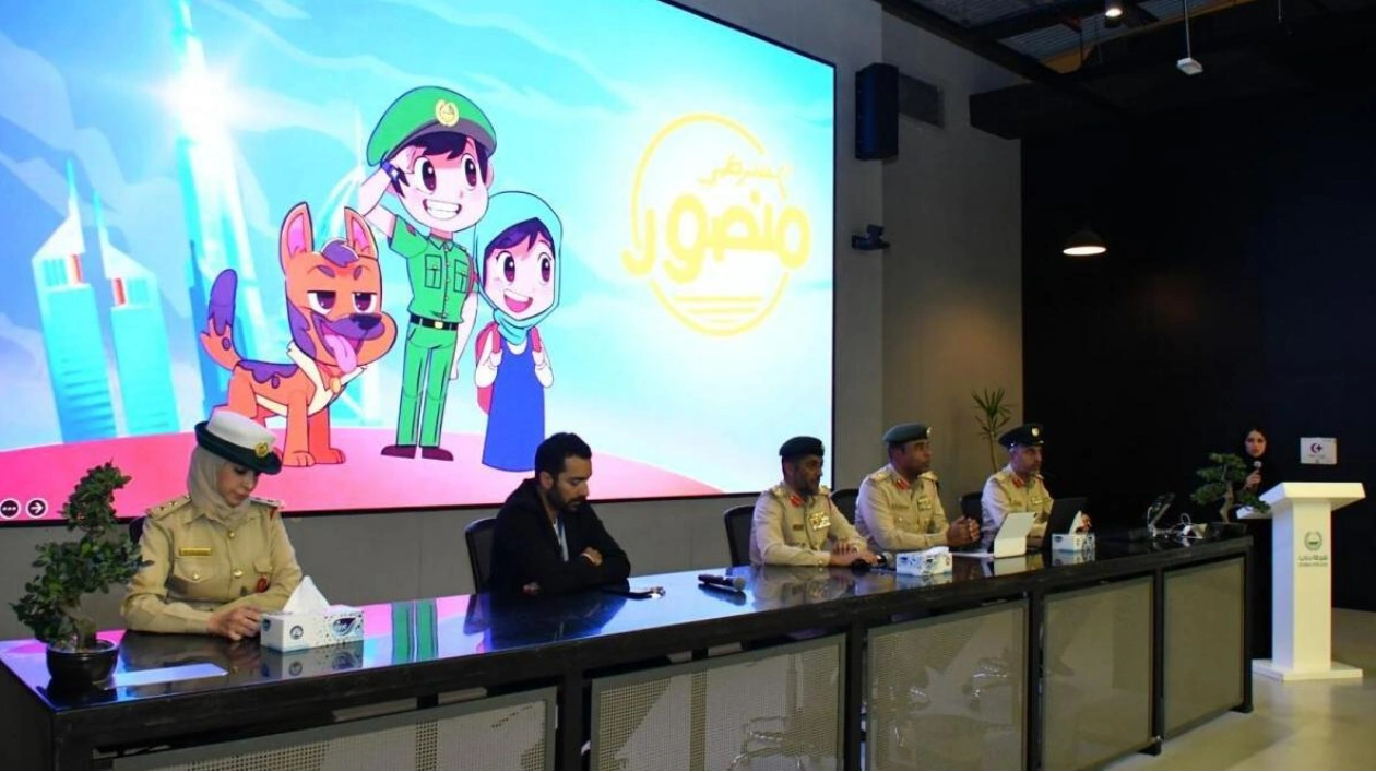 Dubai Police Launches Educational Cartoon Series 'Officer Mansour'