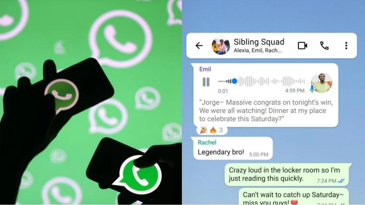 WhatsApp Introduces Voice Note Transcription Feature