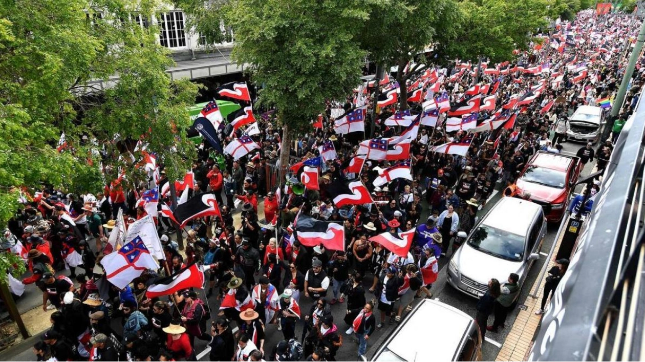 Māori Community Protests Government Policies in Wellington