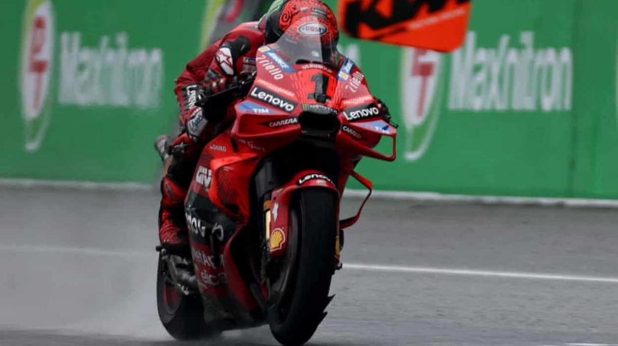 Bagnaia Dominates Rain-Soaked Thailand Grand Prix