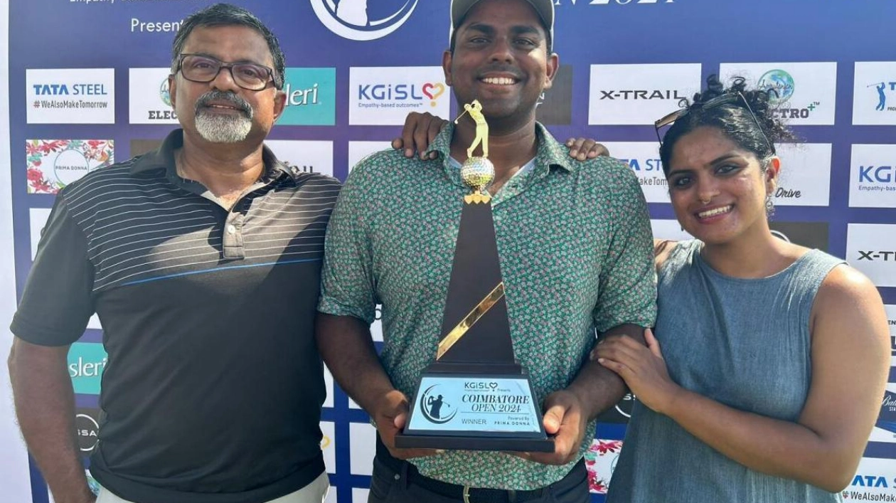 Rayhan Thomas Wins First Pro Title at Coimbatore Open