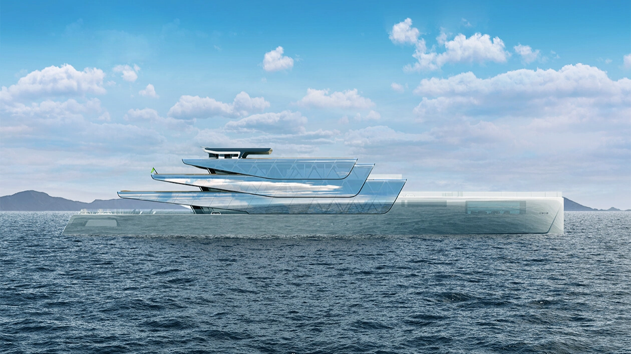 J.Forakis has revealed the  3D-printed concept superyacht