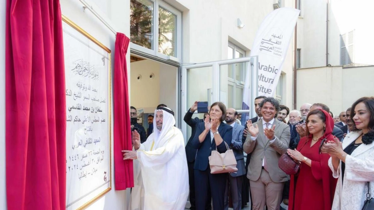 Dr. Sheikh Sultan Inaugurates Arabic Cultural Institute in Milan