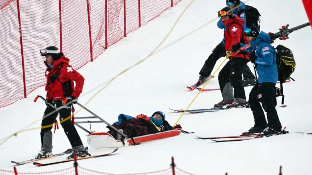 Mikaela Shiffrin Suffers Abdominal Injury in Crash