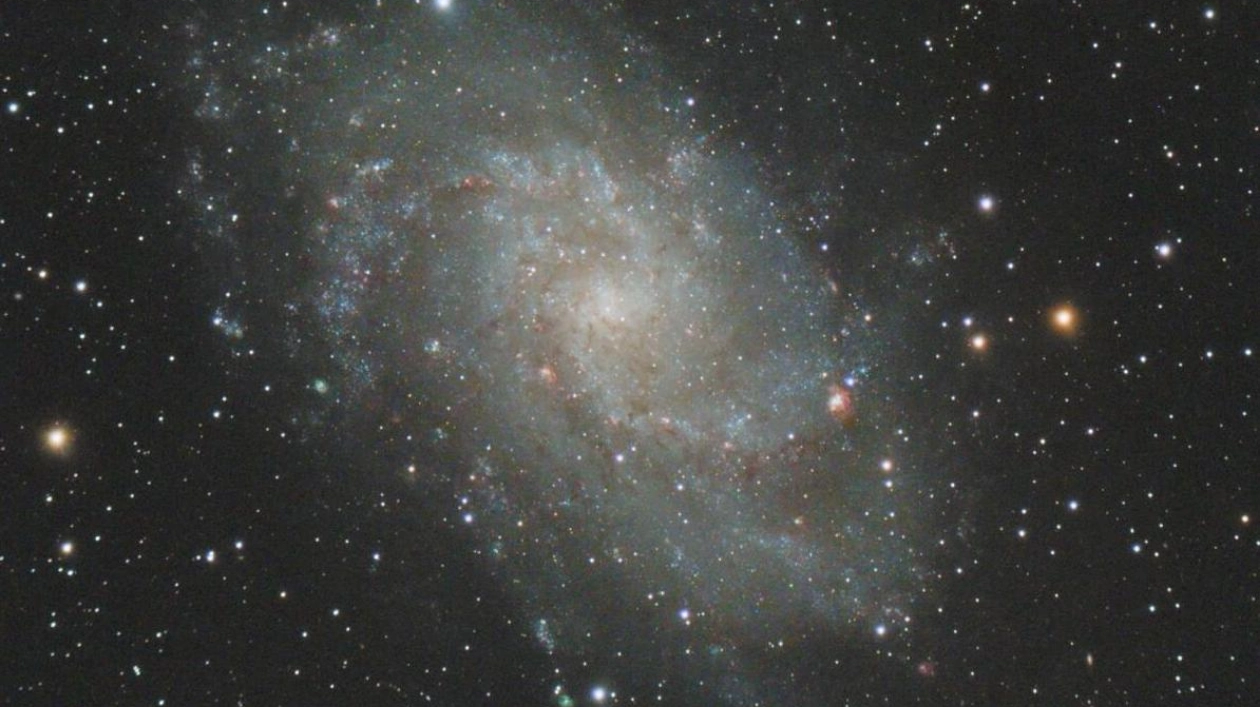 Stunning Image of 'Barely Visible' Galaxy with 40 Billion Stars Captured