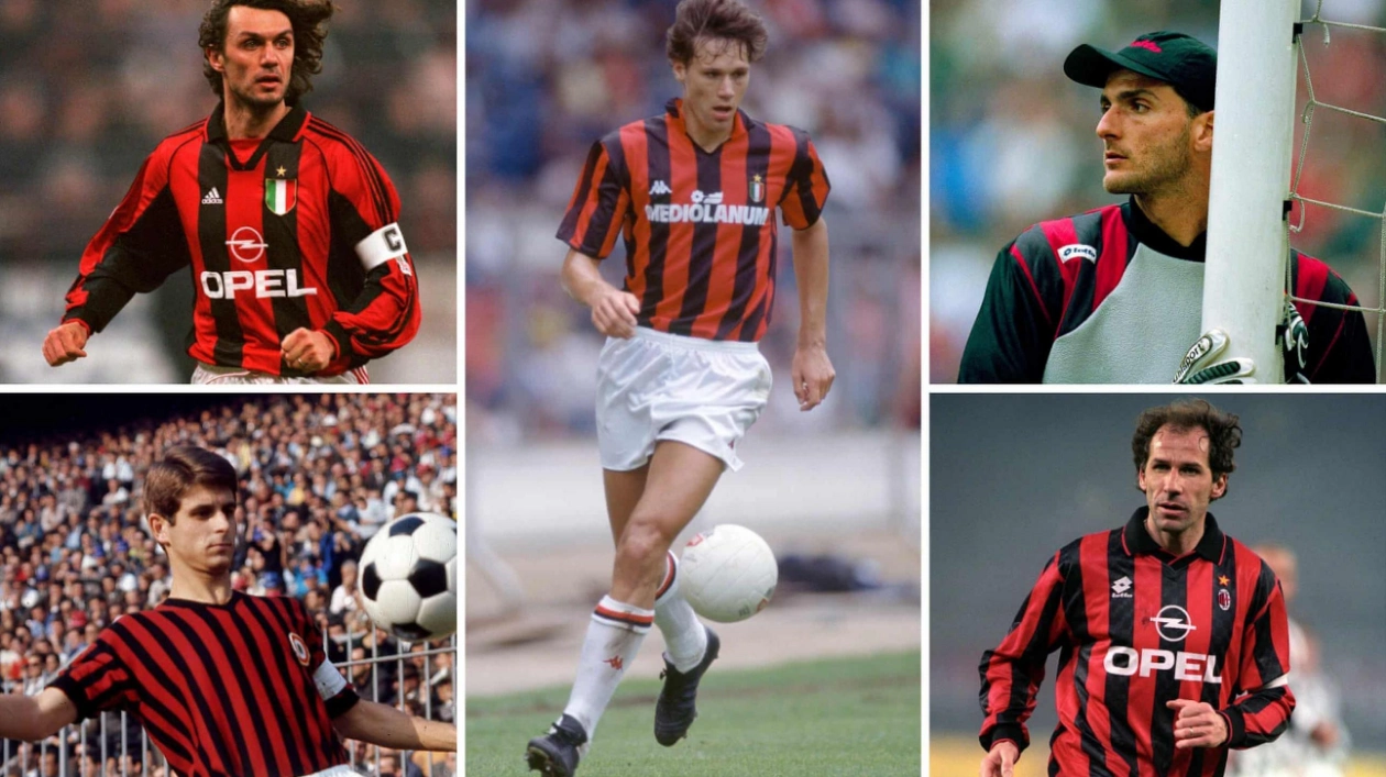 The Unbeatable Five: Milan's Legendary Lineup