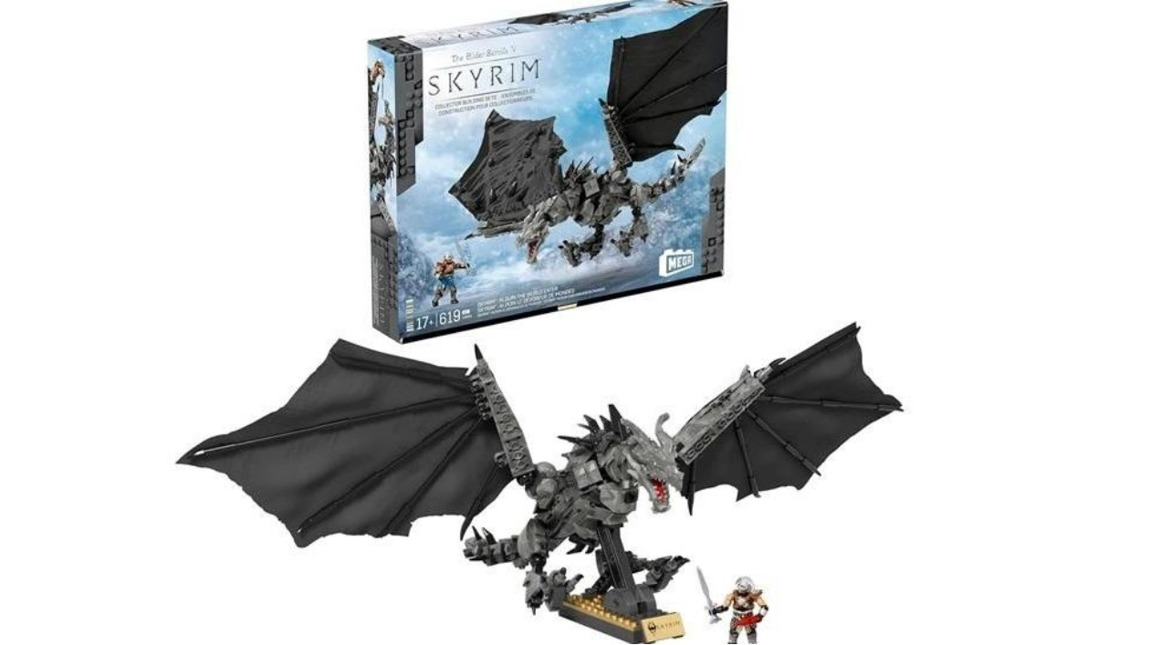 Skyrim Mega Bloks Set: Alduin and Dragonborn