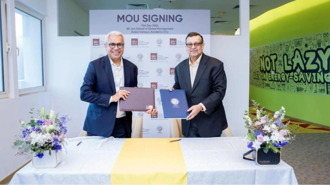 UIBC-UC and SP Jain Sign Strategic MoU