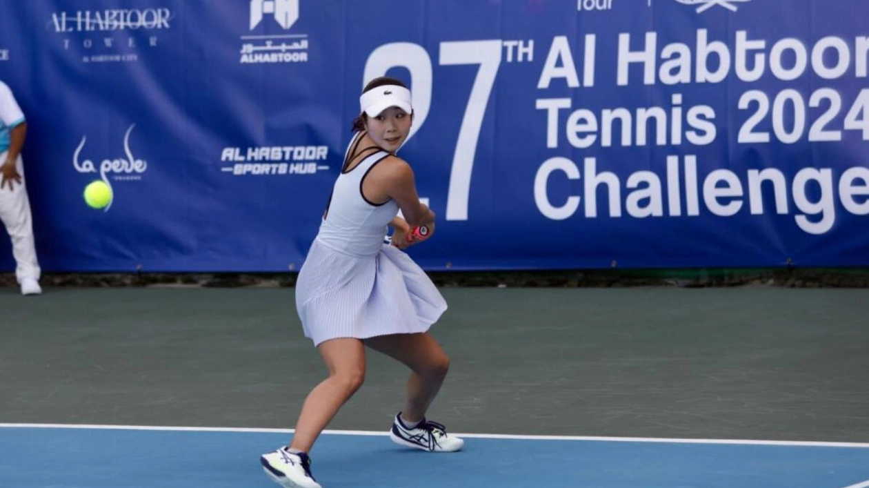 Yamaguchi Upsets Defending Champion at Al Habtoor Tennis Challenge