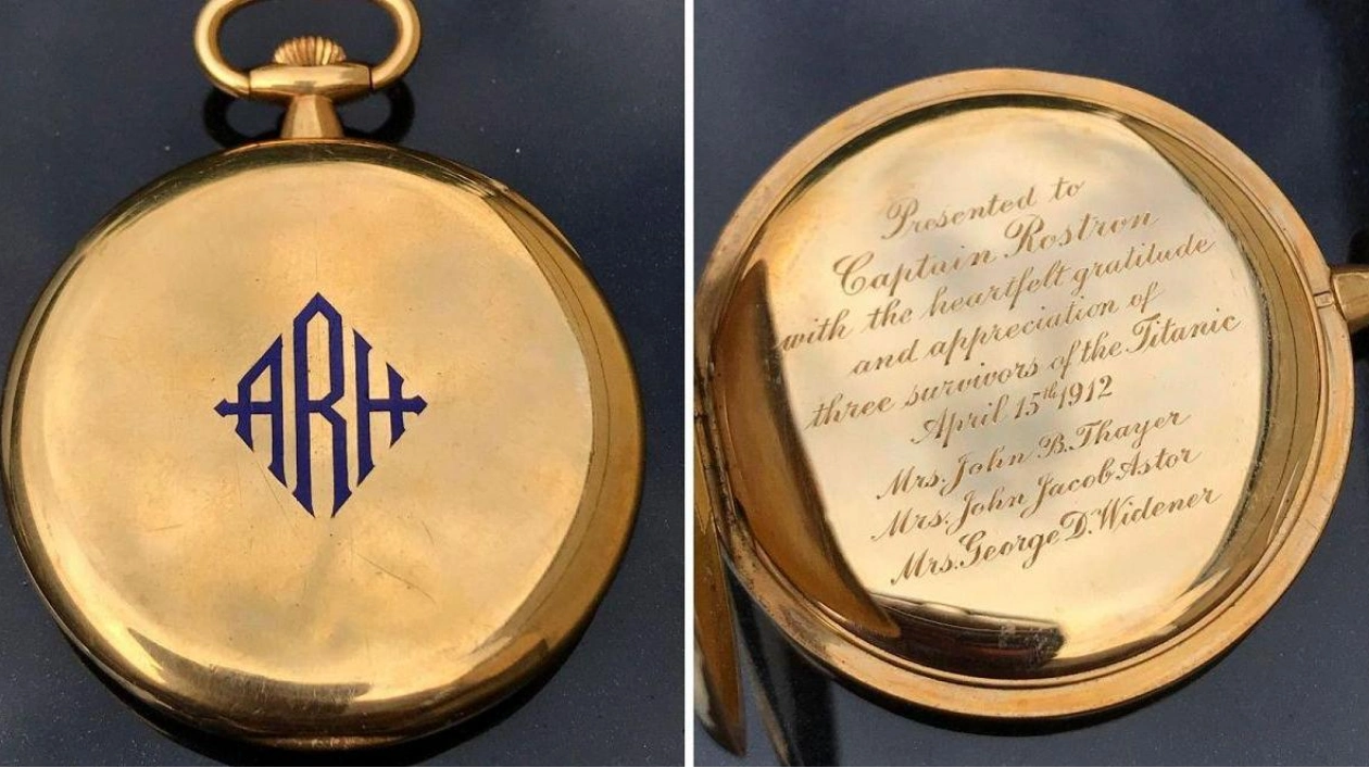 Gold Pocket Watch from Titanic Rescue Sells for €1.8 Million