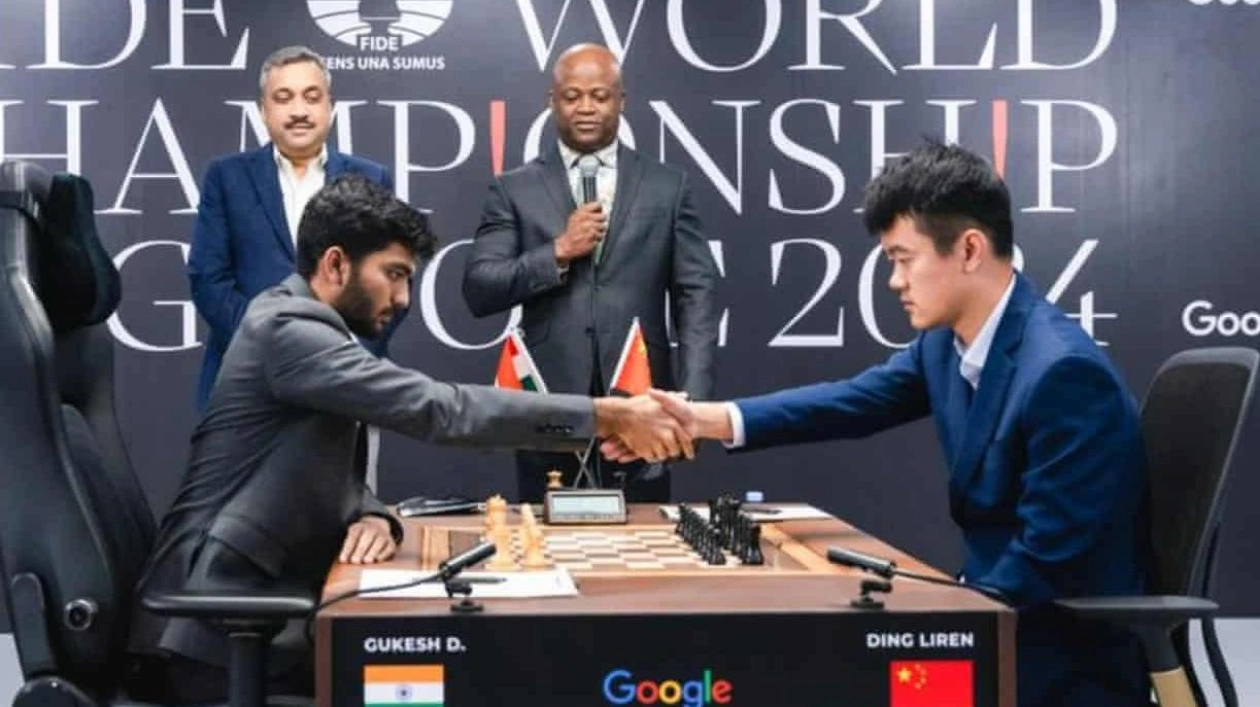 Ding Liren and Gukesh Dommaraju Tied in World Chess Championship