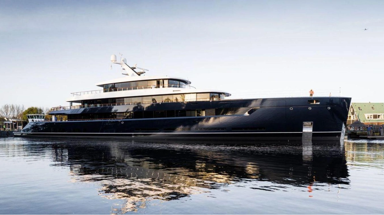 Feadship Superyacht One Launched in the Netherlands