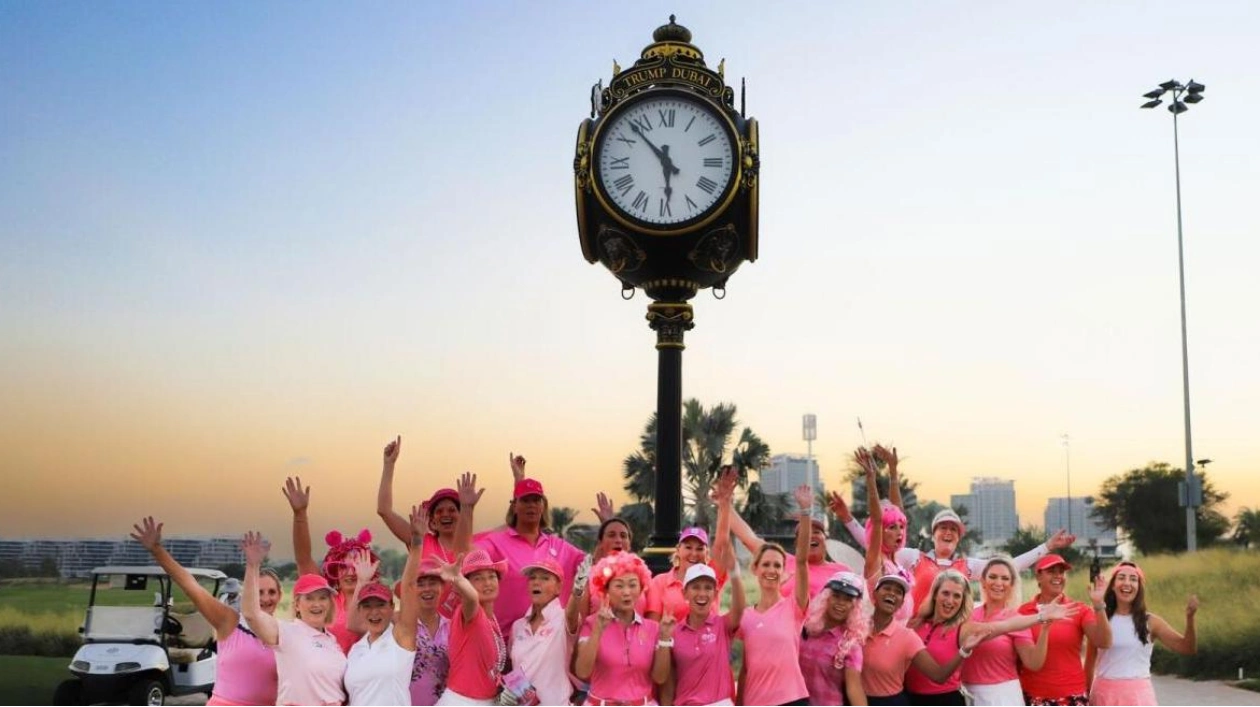 Pink Ladies Breast Cancer Awareness Day at Trump Golf Club Dubai