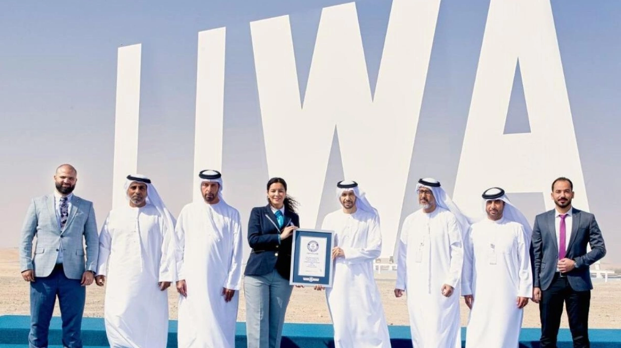 UAE Breaks Record with World's Tallest Landmark Sign