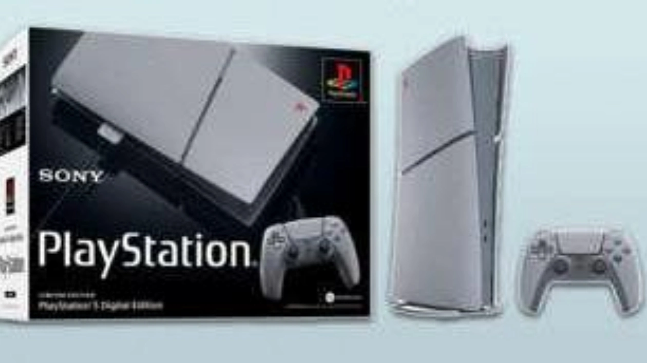 PS5 Slim Digital Anniversary Edition: PS1-Inspired Design