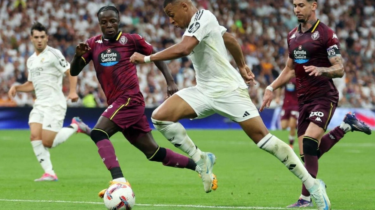 Real Madrid Triumphs 3-0 Over Valladolid with Mbappe's Bernabeu Debut