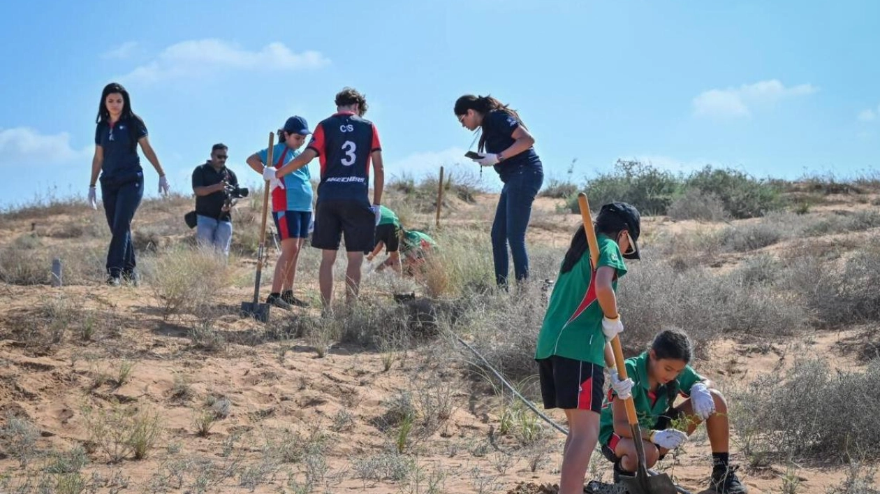 Students Plant 20,001 Trees for a Greener UAE