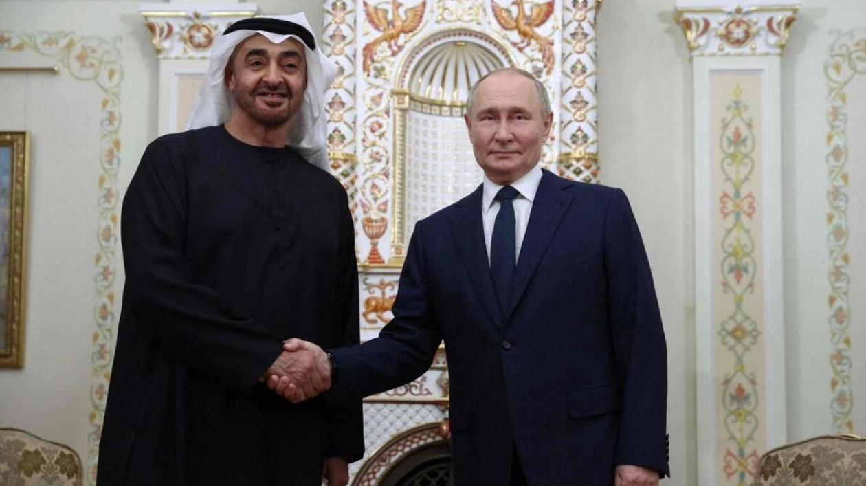 UAE President Arrives in Russia for BRICS Summit