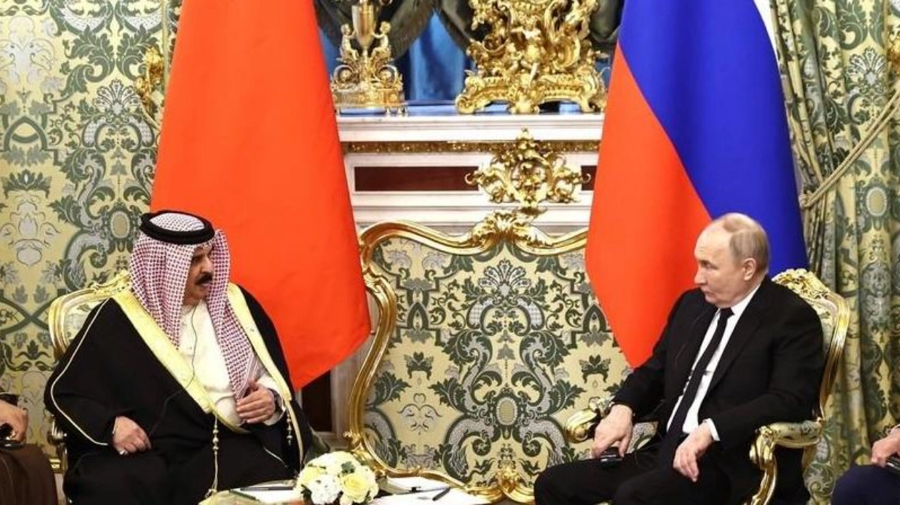 Встреча короля Бахрейна и президента России