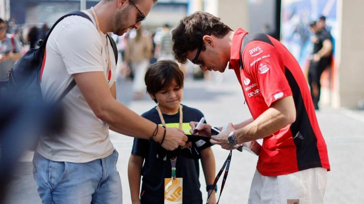 Leclerc's Fan Encounter at Abu Dhabi GP