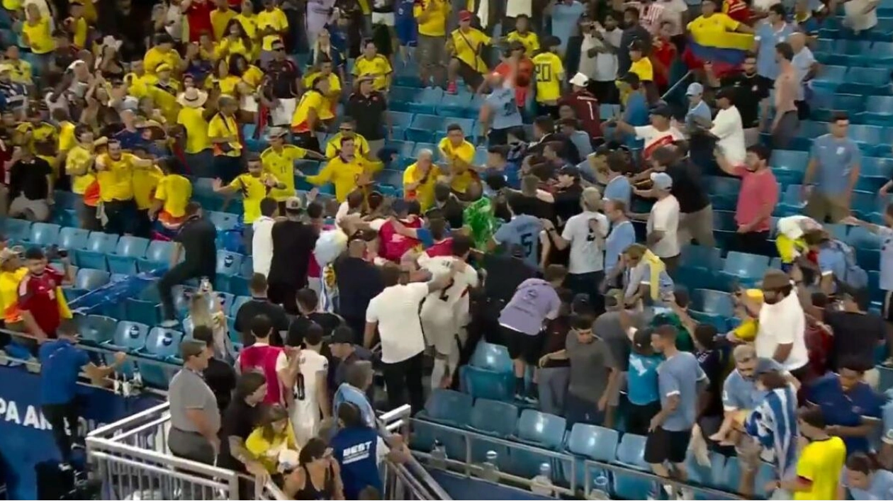 Uruguay Players Clash with Colombia Fans After Copa America Semifinal