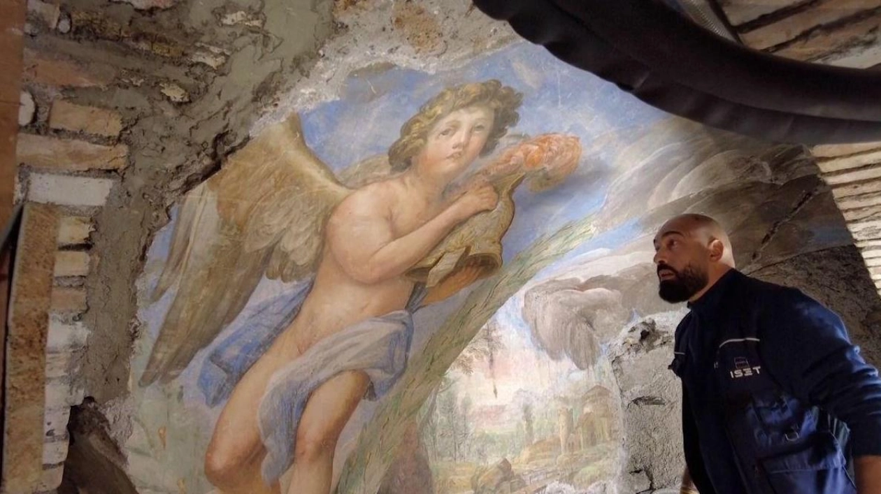 Secret 17th-Century Frescoes Discovered in Rome