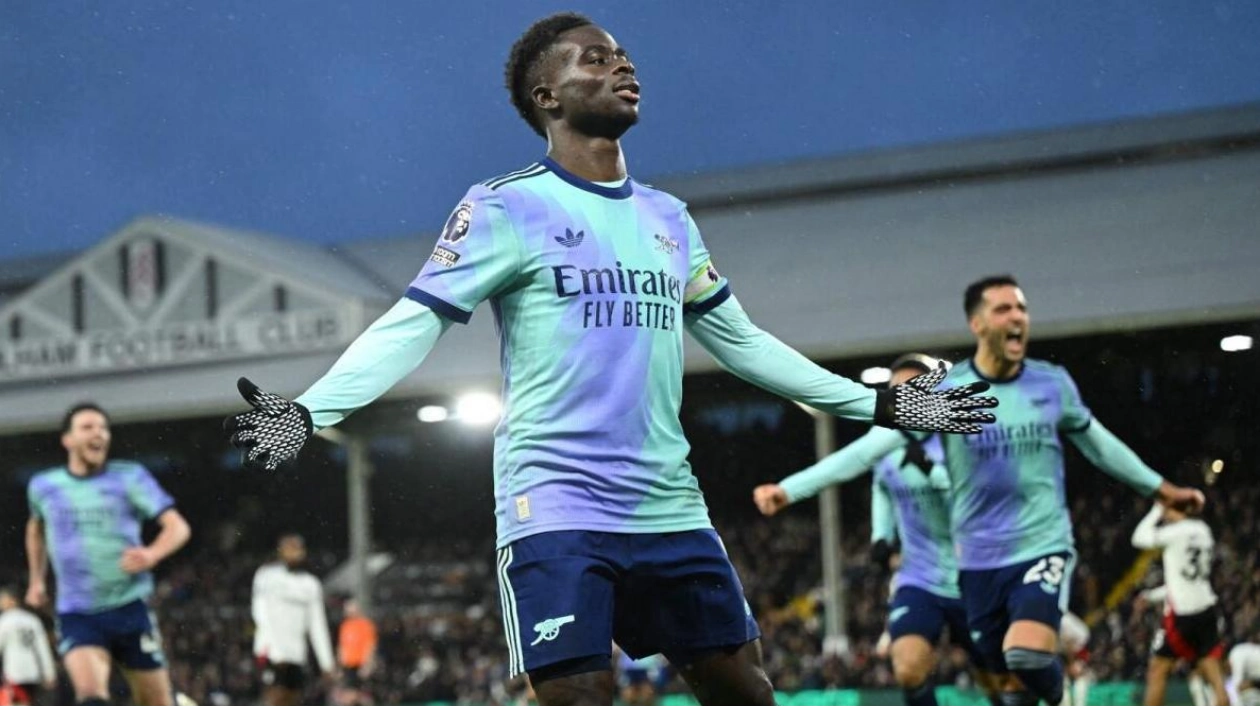 Arsenal Held to 1-1 Draw at Fulham; Saka's Goal Disallowed