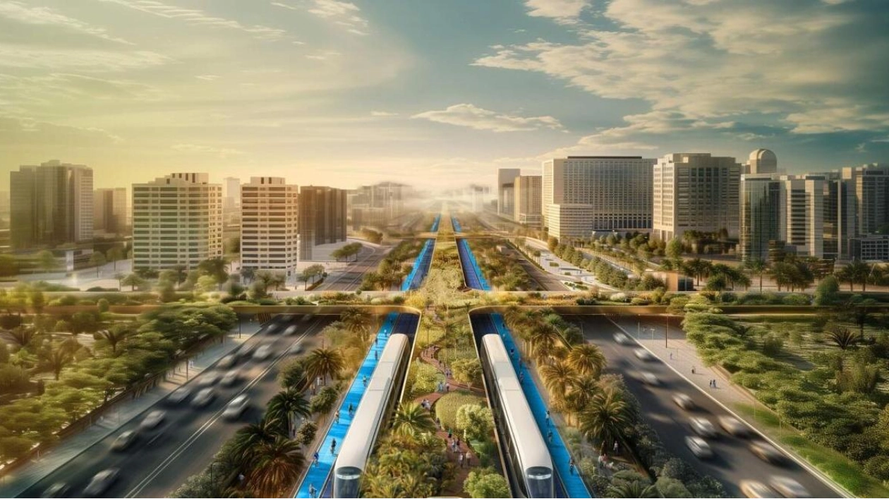 Dubai Unveils Vision for Sustainable Tram Project 'Green Spine'