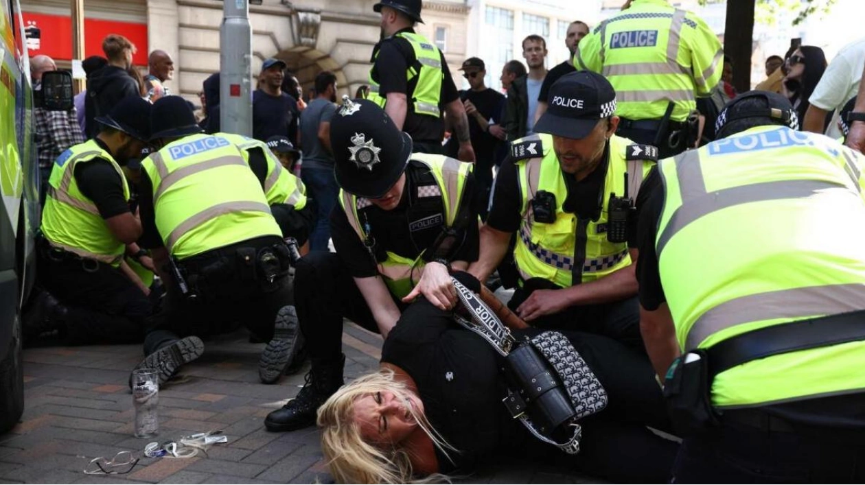 Violent Protests Erupt Across Britain Following Girls' Murder