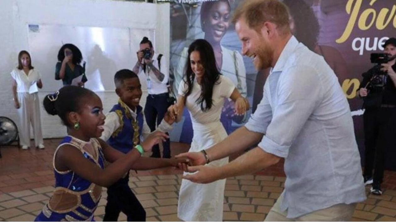 Prince Harry and Meghan Markle's Salsa Dance in Colombia Goes Viral