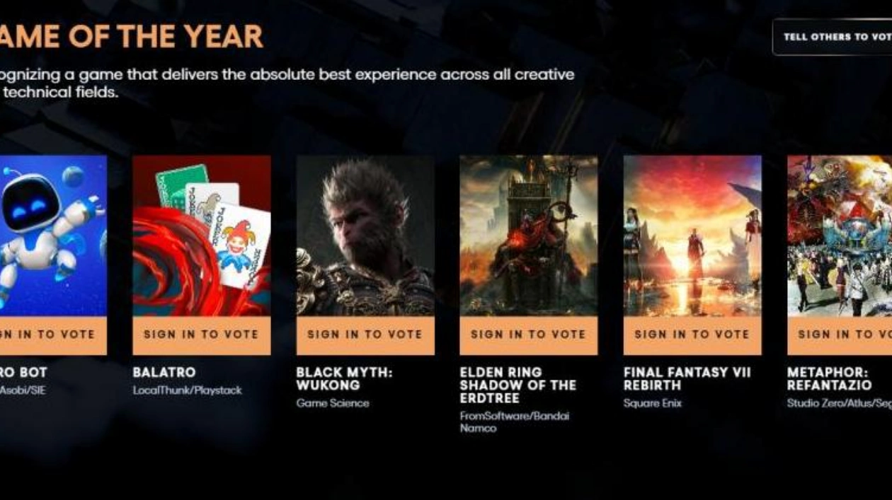 Джефф Кили объявил номинантов на The Game Awards 2024