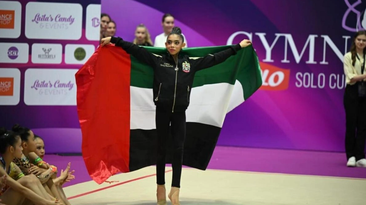 Emirati Rhythmic Gymnast Lamia Tariq Malallah Shines at Gymnastika Solo Cup