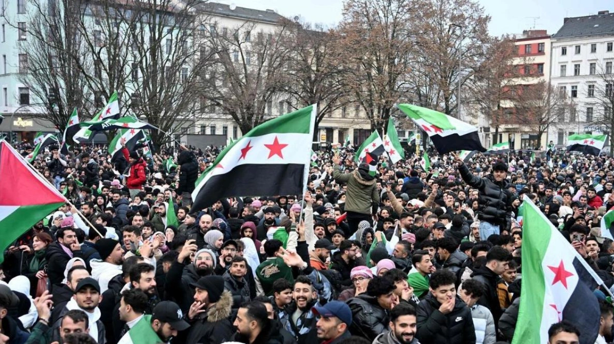 Syrians in Berlin Celebrate Fall of Assad