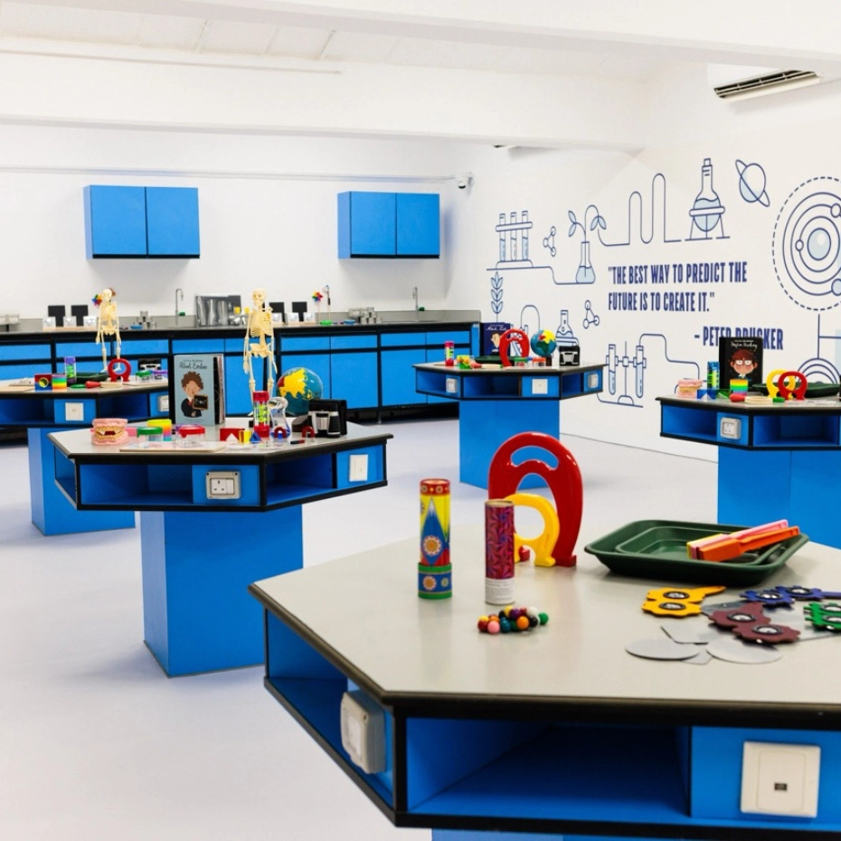 BC Academy science classroom