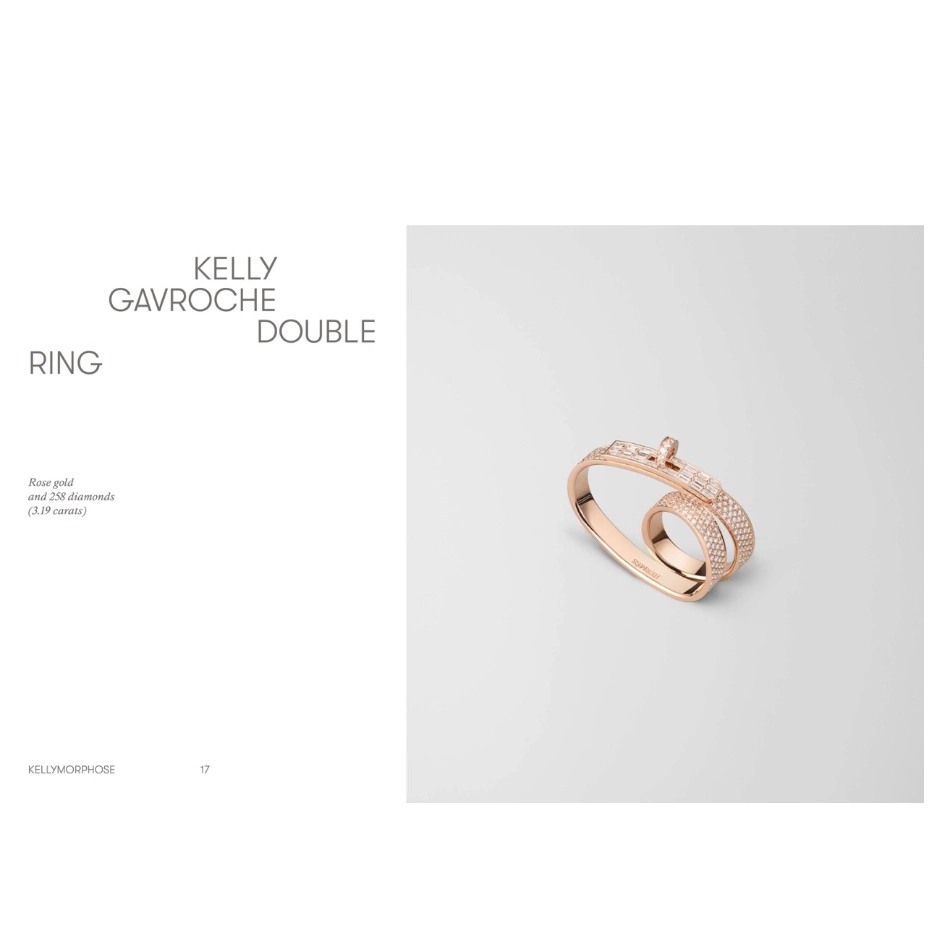 Hermes Kelly double ring. Kellymorphose