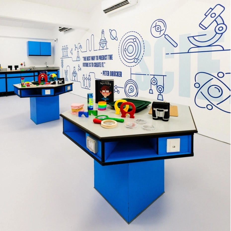 BC Academy science classroom