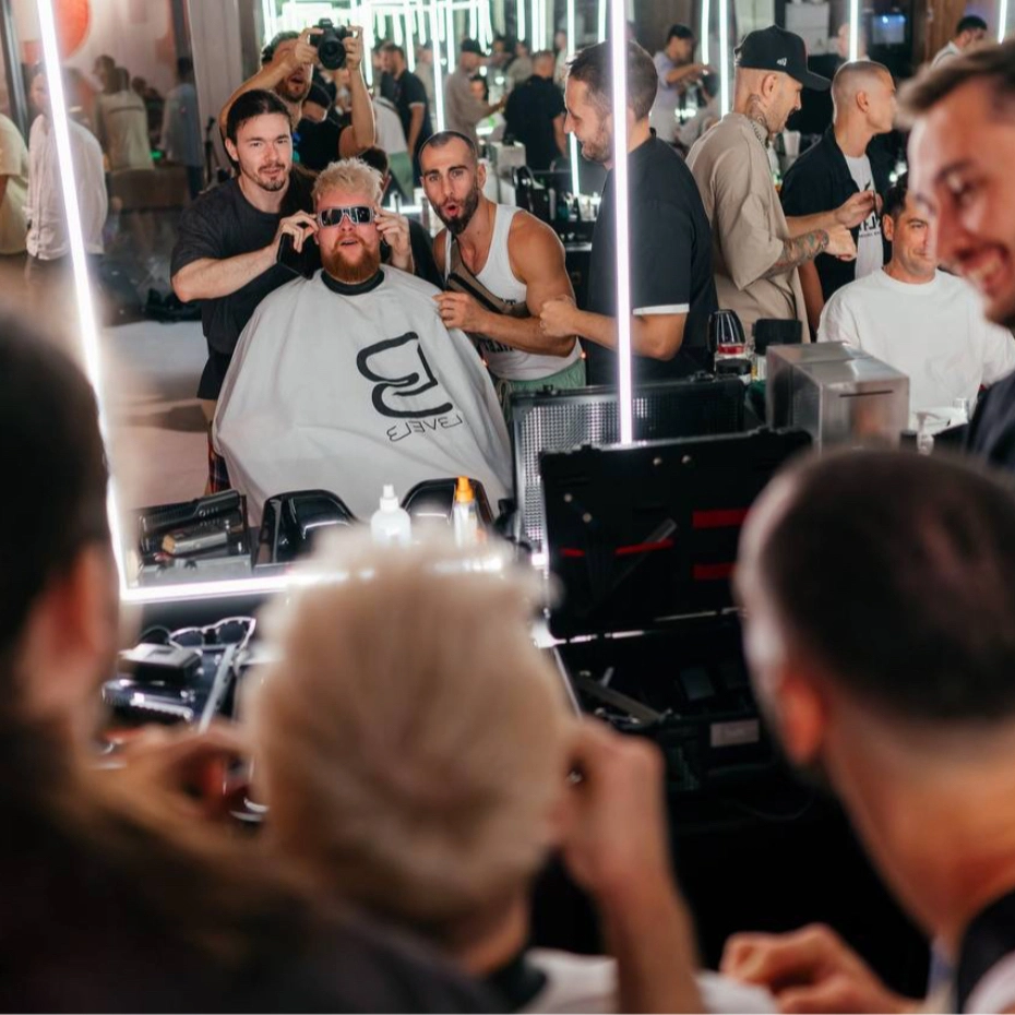 haircut in m3 barbershop