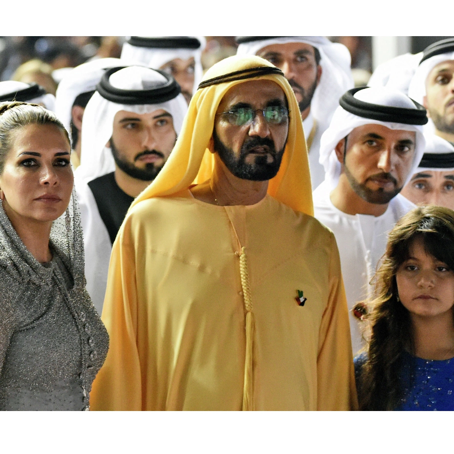 Sheikh Mohammed with Family
