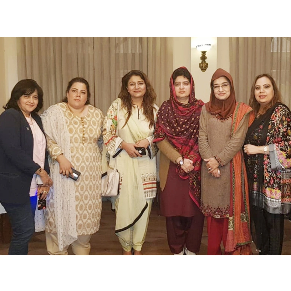 Dr Aafia with women